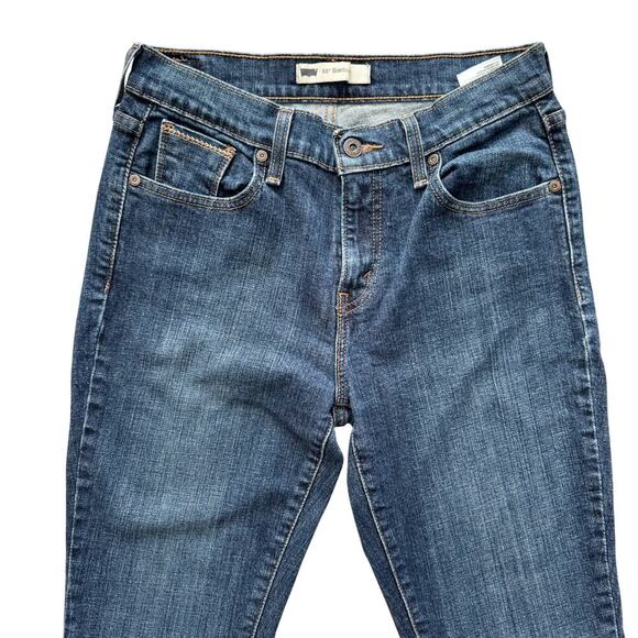 Levis 515 Bootcut Jeans Womens Sz 6 28x31 Blue Mid Rise country Boot Cut - Picture 2 of 15